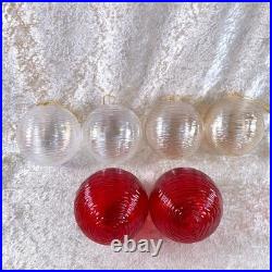 Louis Vuitton Christmas Ornament Glass Ball Set of 6 Rare VIP Gift with Case