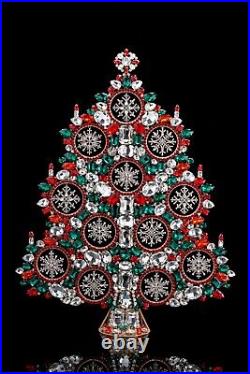 Luxury Czech Christmas tree large, christmas ornaments, glass ornament, Xmas