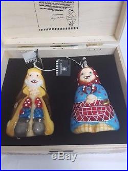 M. A. Mostowski Komozja Handcrafted Glass Christmas Tree Ornaments Boxed