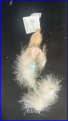 MERMAID ORNAMENT By CHRISTOPHER RADKO HANDBLOWN GLASS Blonde Hair New Tags
