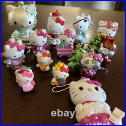 MUST HAVE! Hello Kitty Christmas Ornament Set. Blown Glass/Die Cast/Plastic Mold