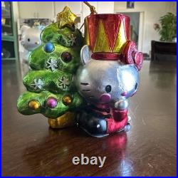 MUST HAVE! Hello Kitty Christmas Ornament Set. Blown Glass/Die Cast/Plastic Mold