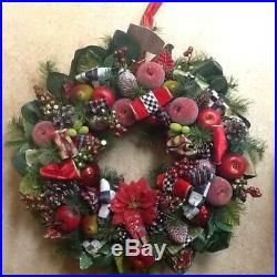 Mackenzie Childs Christmas Wreath