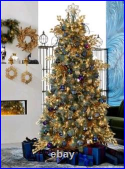 Macy's Holiday Lane Midnite Blue Glass Blue Pinecone Ornament Set Of 12 New Box Macy's Holiday Lane Midnite Blue Glass Blue Pinecone Ornament Set Of 12 New Box
