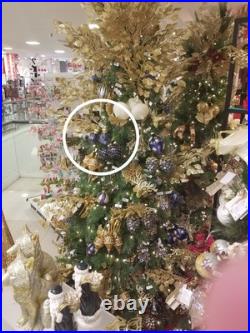Macy's Holiday Lane Regal Blue Lion Head Christmas Ornament Gold Crown Set Of 11 Macy's Holiday Lane Regal Blue Lion Head Christmas Ornament Gold Crown Set Of 11