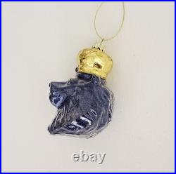Macy's Holiday Lane Regal Blue Lion Head Christmas Ornament Gold Crown Set Of 11 Macy's Holiday Lane Regal Blue Lion Head Christmas Ornament Gold Crown Set Of 11