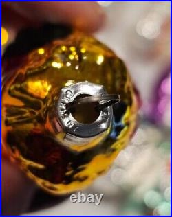 Mercury Glass Christmas Ornaments Lot Czech Slovakia USA Mixed