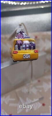Michael Storrings Bergdorf Goodman Taxi Christmas Ornament New 2022 Sold Out