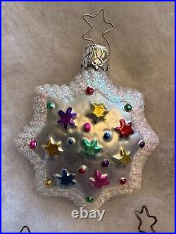 Mix of Vintage Purple Inge Glas Ornaments Made in Germany, Poland Mix of Vintage Purple Inge Glas Ornaments Made in Germany, Poland