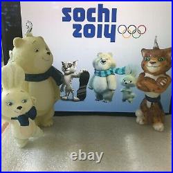Mostowski Komozja BUNNY THE HARE Sochi 2014 Olympic Mascot Glass Ornament