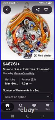 Murano Glass Italy Ornament