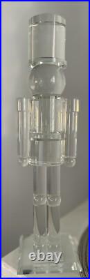 NEW Glass Nutcracker Figurine Christmas decor Viral Clear