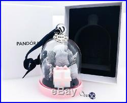 NEW PANDORA Winter Wonderland Glass, Blue Christmas Ornament Dangle Charm 2019