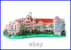 NEW Vintage Beverly Hills Hotel Holiday Ornament Los Angeles Hollywood NEW Vintage Beverly Hills Hotel Holiday Ornament Los Angeles Hollywood