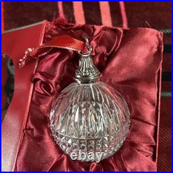NEW Waterford Crystal Christmas Ornament 2013 LISMORE DIAMOND Ball New in Box