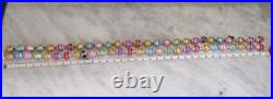 NOS VINTAGE CHRISTOPHER RADKO RAINBOW BALL/BEAD GARLAND (2) 36 each GERMANY