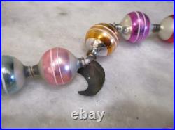 NOS VINTAGE CHRISTOPHER RADKO RAINBOW BALL/BEAD GARLAND (2) 36 each GERMANY