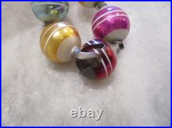 NOS VINTAGE CHRISTOPHER RADKO RAINBOW BALL/BEAD GARLAND (2) 36 each GERMANY