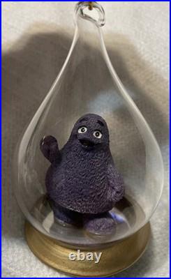 NOS Vintage Mcdonald's Teardrop Christmas Ornaments Blown Glass RAREST Set Of 4