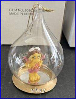 NOS Vintage Mcdonald's Teardrop Christmas Ornaments Blown Glass RAREST Set Of 4