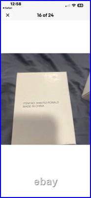 NOS Vintage Mcdonald's Teardrop Christmas Ornaments Blown Glass RAREST Set Of 4