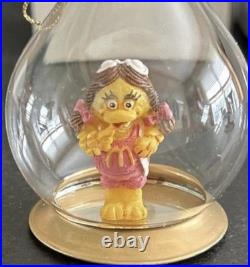 NOS Vintage Mcdonald's Teardrop Christmas Ornaments Blown Glass RAREST Set Of 4