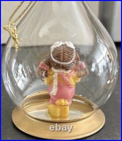 NOS Vintage Mcdonald's Teardrop Christmas Ornaments Blown Glass RAREST Set Of 4