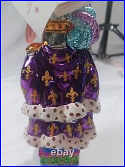 NWT Christopher Radko Sir Cracksalot Glass Christmas Ornament 20th Anniversary