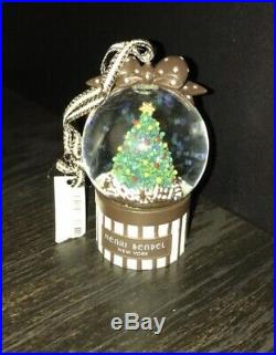 NWT Henri Bendel Snow Globe Holiday Christmas Tree Ornament