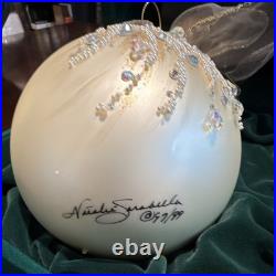 Natalie Sarabella Christmas Bauble Ornament Champagne Bottle 1999
