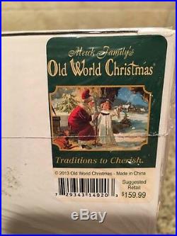 Nativity Boxed Set of 9 14020 Old World Christmas Glass Ornament NEW