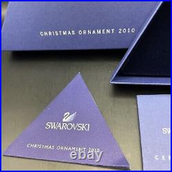 New 2010 Swarovski Annual Crystal Large Christmas Ornament