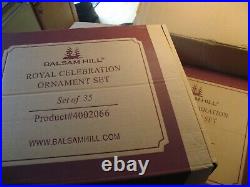 New Balsam Hill Royal Celebration Ornament Set Set of 34 Ornaments 4002066