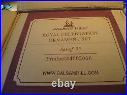 New Balsam Hill Royal Celebration Ornament Set Set of 34 Ornaments 4002066