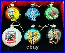 New Complete Set Bones Brigade Christmas Ornament Set 1st Series 2014 Skully Bro