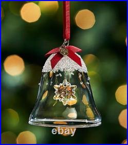 New Swarovski Crystal Dillard's 2025 EXCLUSIVE Bell Christmas Ornament 5701644