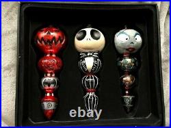 Nightmare Before Christmas Blown Glass Ornaments