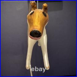Nordstrom 1999 OLIVE THE OTHER REINDEER Glass Christmas Ornament in Box withStand