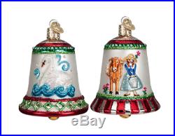 OLD WORLD CHRISTMAS 12 DAYS OF CHRISTMAS BELLS ORNAMENT SET withSTORAGE BOX 14019