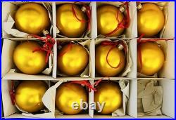 OLD WORLD CHRISTMAS INGE GLAS ORNAMENTS Mixed Set of 19 SILK GOLD + SILK RUBY