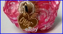 OLD WORLD CHRISTMAS NIB 6 Pc Wedding Newlywed Theme Glass Ornament Boxed Set SR