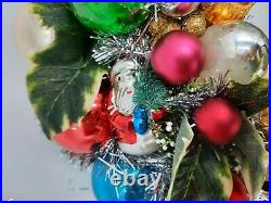 Old World Charm Glass Christmas Ornament Wreath