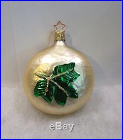 Old World Christmas Inge Glass Ornaments Angel In Star Set of 12 (OW4)