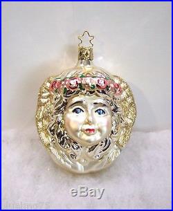 Old World Christmas Inge Glass Ornaments Gloria Victorian Angel (Set of 12) NIB