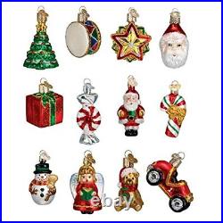 Old World Christmas Mini Ornamen Sets Glass Blown Ornaments Tree Christmas