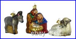 Old World Christmas Nativity Collection Glass Ornament Old World Christmas Nativity Collection Glass Ornament