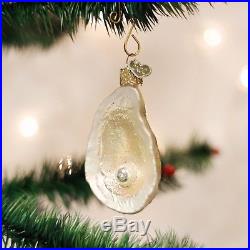 Old World Christmas Oyster with Pearl Glass Blown Ornament New