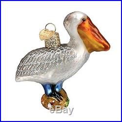 Old World Christmas Pelican Glass Blown Ornament, New
