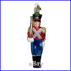 Old World Christmas Toy Soldier Glass Blown Ornament