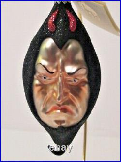 Patricia Breen HENRY YOU LITTLE DEVIL- BLACK Happy/Devil Glass Ornament-Poland